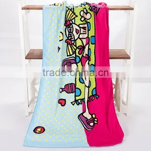 Velour Reactive Printing Beach Towel Photo Printed Velour Beach Towel thumbnail-4