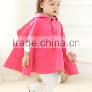 High Fashion Boutique Clothing Baby Cape Latest Hooded Satin Cape for Girls thumbnail-5