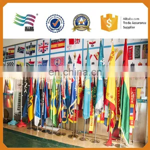 Indoor Standing Steel Flag Pole With Base thumbnail-2
