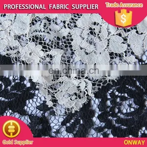 Original Design China Textile Women Garment Fabric Nylon Cord Lace thumbnail-5