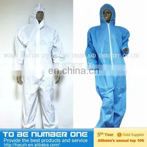 Disposable Plastic Coverall..industry Coverall..lightweight Coveralls thumbnail-1