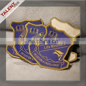 Modern Design Woven Logo Labels Tags Uniform Badge Best Quality thumbnail-6
