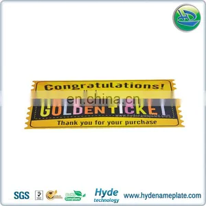 Custom Fashion Decorative Printed Stainless Steel Metal Nameplate for Outdoor thumbnail-5