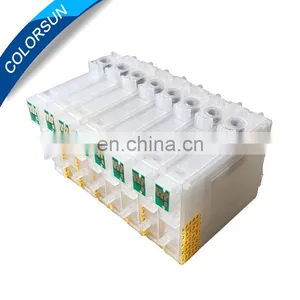 2017 Hot Sale 11COLORS 200ML Inkjet Printer Empty Refillable Refill Ink Cartridge For Epson 4900 4910 With Auto Reset Chips thumbnail-3