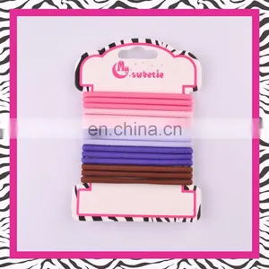Rainbow Ponytail Holder, Simple Elastic Metal Free Hair Band thumbnail-4