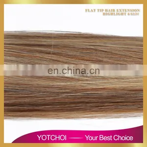Hot Selling Double Drawn Thick Bottom 8a Grade Virgin Russian Hair u Tip Blond thumbnail-5