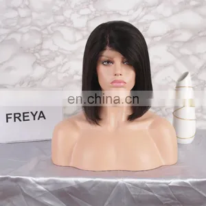 Qingdao Cheap Price Under 100 Human Hair Short Bob Full Lace Wig thumbnail-1