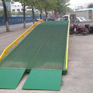 Portable Steel Ramps Blue Red Forklift Dock Plate thumbnail-1