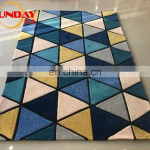 Chinese Polyester Hand Tufted Carpet Rugs New Design thumbnail-1