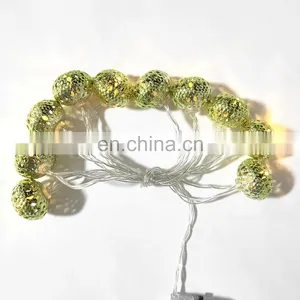10L Led Iron Ball Night Ceiling Light Christmas Decoration Wall String Lights Indoor Home Garden Room Strip Lighting Morden thumbnail-4