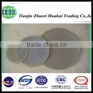 Stainless Steel Wire Mesh Filter Disc , Mesh Woven Stainless Disc thumbnail-1