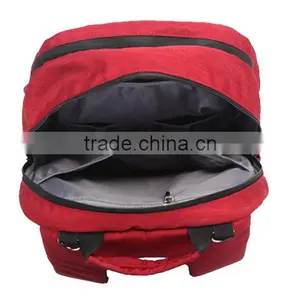 Fashion Red Fancy Canvas Diaper Bag thumbnail-5