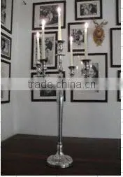 Wedding Centerpiece Candelabra With Silver Finish thumbnail-1