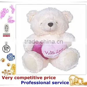 OEM Stuffed Toy,Custom Plush Toys, Valentines Day Bear With Rose thumbnail-5
