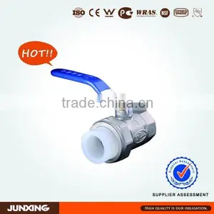 PERT Pipe Fittings Single Female Threaded Brass Ball Valve for Underfloor Heating System thumbnail-1