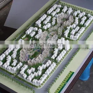 CNC Laser Machine Cutting Solid Abs Plastic Blocks Model for Architect Design thumbnail-3