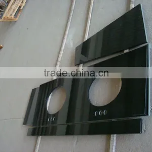Absolute Black Granite Vanity Tops for Hotel Project thumbnail-2