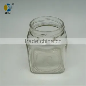 280ml Square Glass Food Jar With Tinplate Lid thumbnail-3