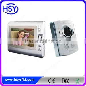 HSY-VDP3 4 Wire 7inch TFT Monitor CMOX Camera Doorbell Wired Door Phone Video Intercom Unlock thumbnail-3