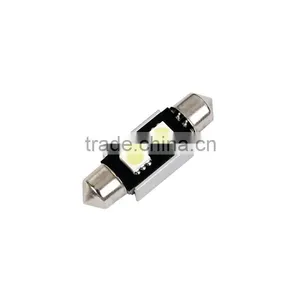 CAN Bus Festoon 2 Pcs 5050 31mm LED Bulbs Higher Power thumbnail-1