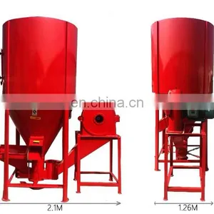 Animal Chicken Duck Goose Pig Cow Feed Grinder Crusher and Mixer Blender Machine thumbnail-5
