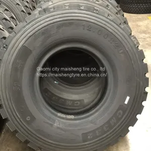 Mahjong Block Pattern 12R22.5 Vacuum Truck Drive Wheel Tires thumbnail-2