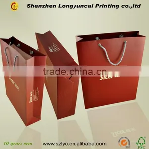Hot Foil Stamping Custom Paper Bag, Jewelry Paper Bag , Handmade Paper Bag With Competitive Price thumbnail-6
