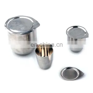 Platinum Crucible With Lid 99.99% Purity Standard Platinum Crucible thumbnail-1