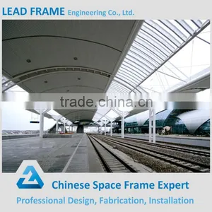 Prefabricated Galvanized Space Grid Structure Steel Roof Truss Design thumbnail-5