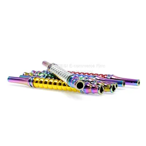Smoking Pipe Metal Rainbow Color Alloy Smoking Pipe For Sell thumbnail-3