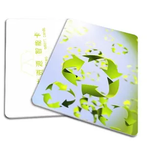 Sustainable Factory Price PET Material RFID Smart Card Eco-friendly PET Eco Card thumbnail-2