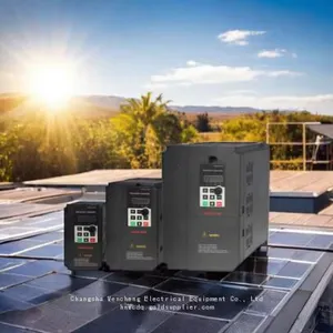Hybrid Power Inverter DC to AC 3-Phase 380V/220V MPPT Solar Water Pump VFD With Variable Frequency Triple Output LED Display thumbnail-2
