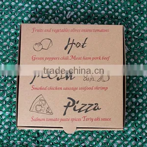 Square Pizza Box for Sale, Custom Design Bulk Cheap Paper Packaging Pizza Box thumbnail-1