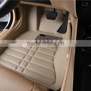 Fitted Car Mats, Waterproof Floor Mats, All Weather Floor Mats Beige Color thumbnail-5