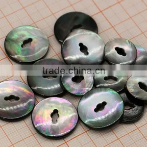 Brand Name Buttons Black Lip Shell Button for Shirt thumbnail-2
