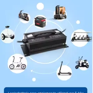 LiFePO4 Battery Charger 14.6V 10A Smart Charger With Waterproof Design for Marine and RV thumbnail-1