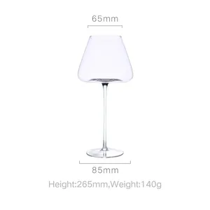 Free Samples Clear Luxury Goblet Crystal Wine Glasses Stemless Red Wine Glass Lead Free Long Stem Glassware thumbnail-2