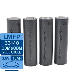 Lmfp Lifepo4 33140 3.6v 15Ah Lithium Li Ion Battery Cells for Solar Energy Storage System thumbnail-4