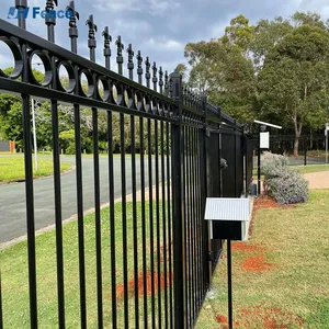 Manufacturer's Outdoor Steel Fence Panels Eco-Friendly Powder Coated Custom Made Steel Field Fence thumbnail-5