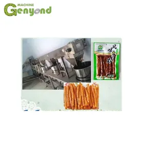 Healthy Exotic Spicy Slice Gourmet Food Snack Latiao Snack Spicy Making Machine Spicy Strips Spicy Gluten Stick Machine thumbnail-1