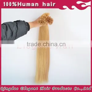 2015 China Wholesale Unprocessed Brazilian Human Hair Ombre U-tip Hair thumbnail-4