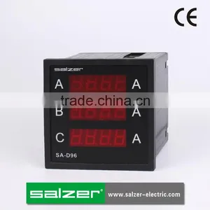 SALZER Brand SA-D96 A-A-A Digital AC Panel Ammeter thumbnail-1