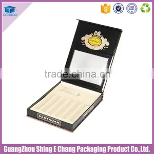 Luxury Black Color Paper Print Cigar Package Box With a Clear Window thumbnail-1