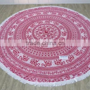 Round Towel Beach Wrap Throw Hippie Yoga Mat Indian Mandala Roundies thumbnail-5