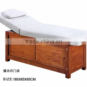 OEM Beauty Salon Equipment Professional Nugabest Massage Bed Wooden Portable Foldable Folding Massage Table Couch Bed thumbnail-6