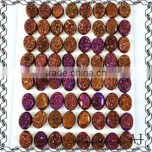 Semi Precious Purple Window Druzy thumbnail-1