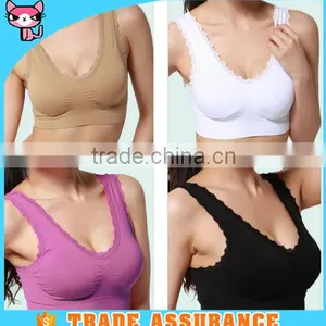 Seamless Colorful Gym Wear Sport Bra thumbnail-1