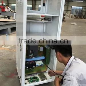 Wooden Door Manufacturing Machines CNC Router Vacuum Table With 3 HSD Spindles 4.5kw for Door Engraving CNC Router thumbnail-5