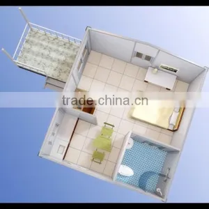 2016 New Design Modern Folding Prefab Houses/ Foldable Container House thumbnail-4