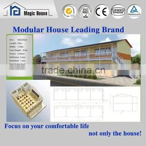 Promotion Price!!! Sandwich Panel and Foamed Cement Board Two Storey School for Manufactured Homes for Sale Supplier's Choice thumbnail-1